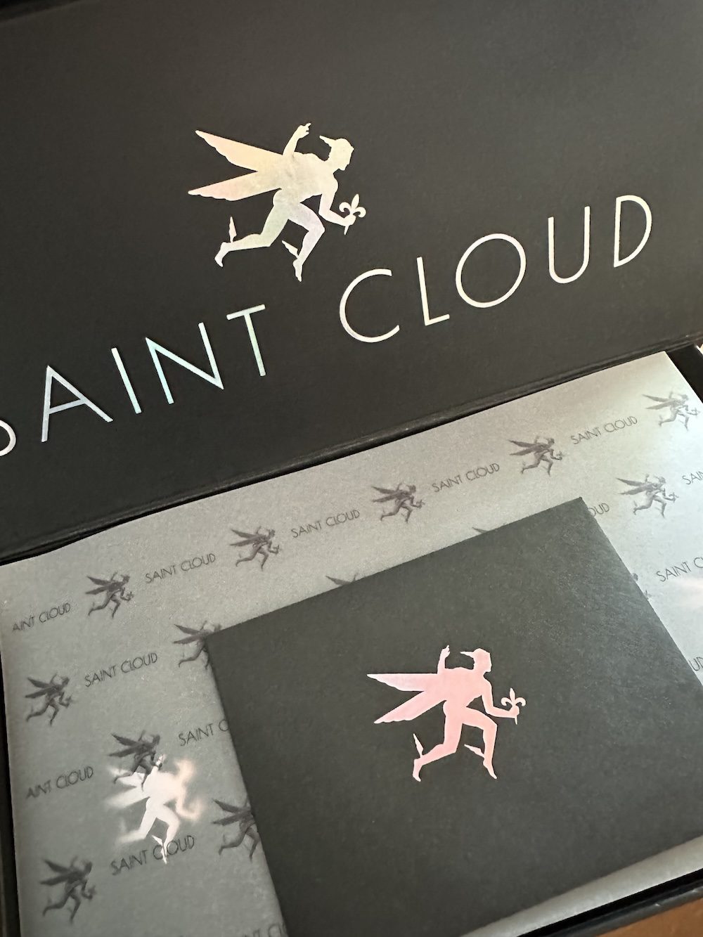 The black Designer kit box with the Saint Cloud wordmark